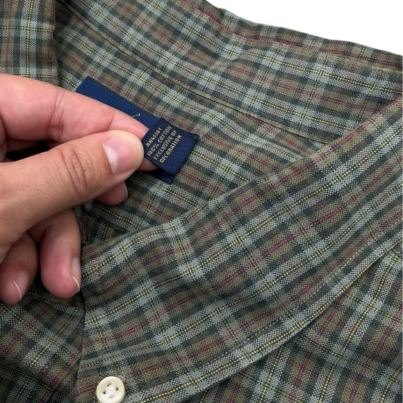 Ralph Lauren Checkered Button Down Shirt - Picture 6 of 10